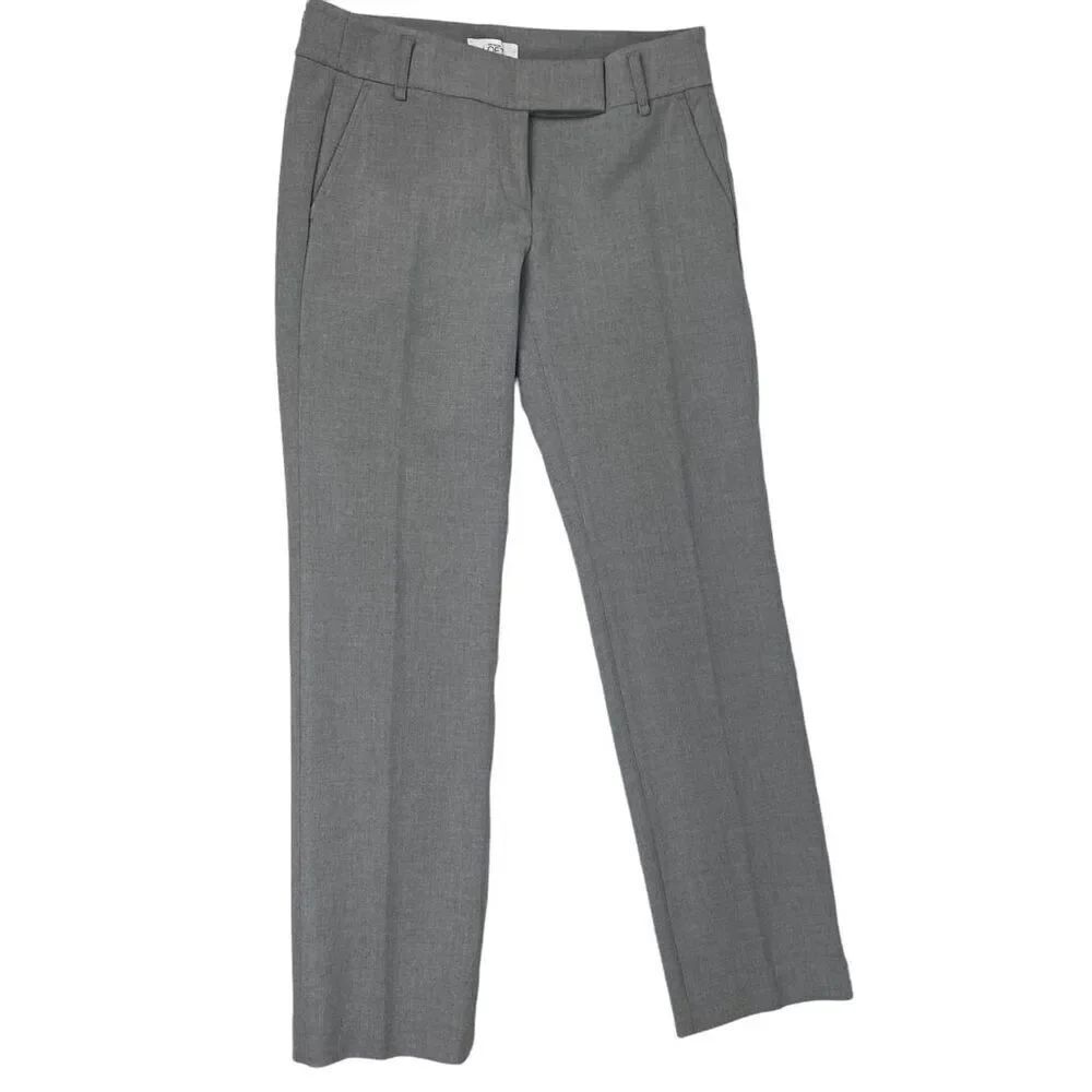 Loft Womens Marisa Fit Gray slacks size 6